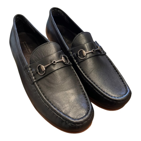 Anthony Veer Filmore Bit Loafer in black leather main image 16